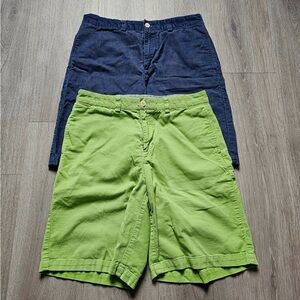 Bundle of two Vineyard Vines Boy’s Corduroy Shorts Sz 18 Boy